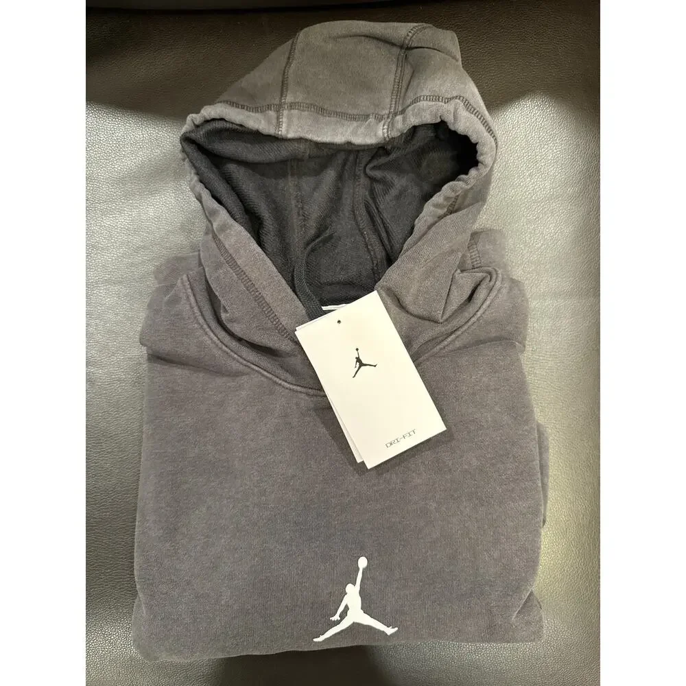 NEW Jordan Dri-FIT Air Fleece Hoodie Black Men's Size 2XL Pullover DA9860-010